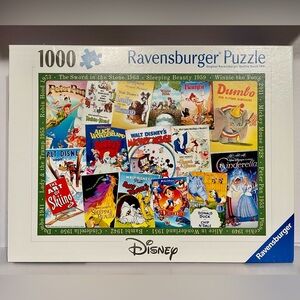 Ravensburger Disney Vintage Movie Posters 1000 piece puzzle NEW & SEALED